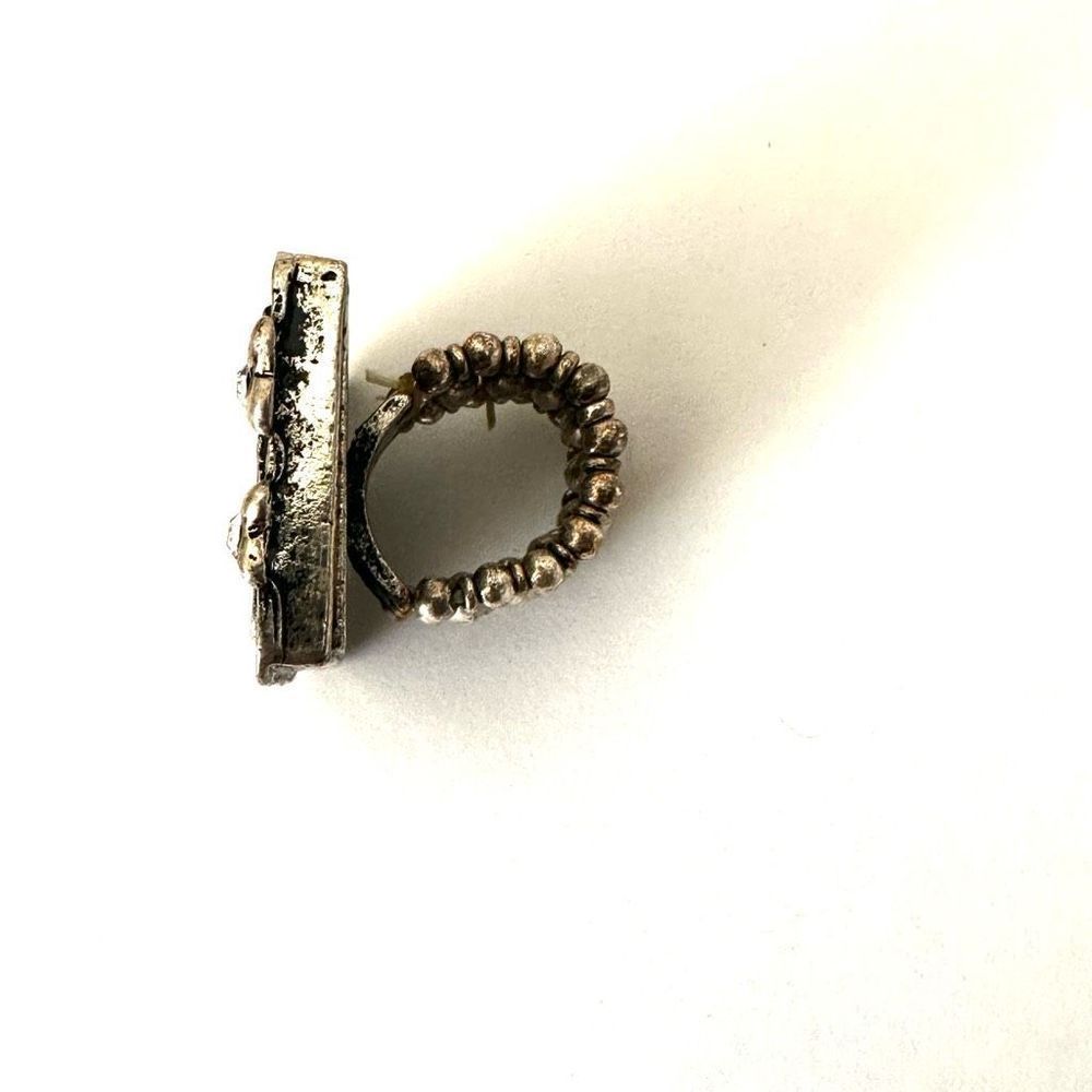 Silver Peace Sign Ring - Picture 8 of 9